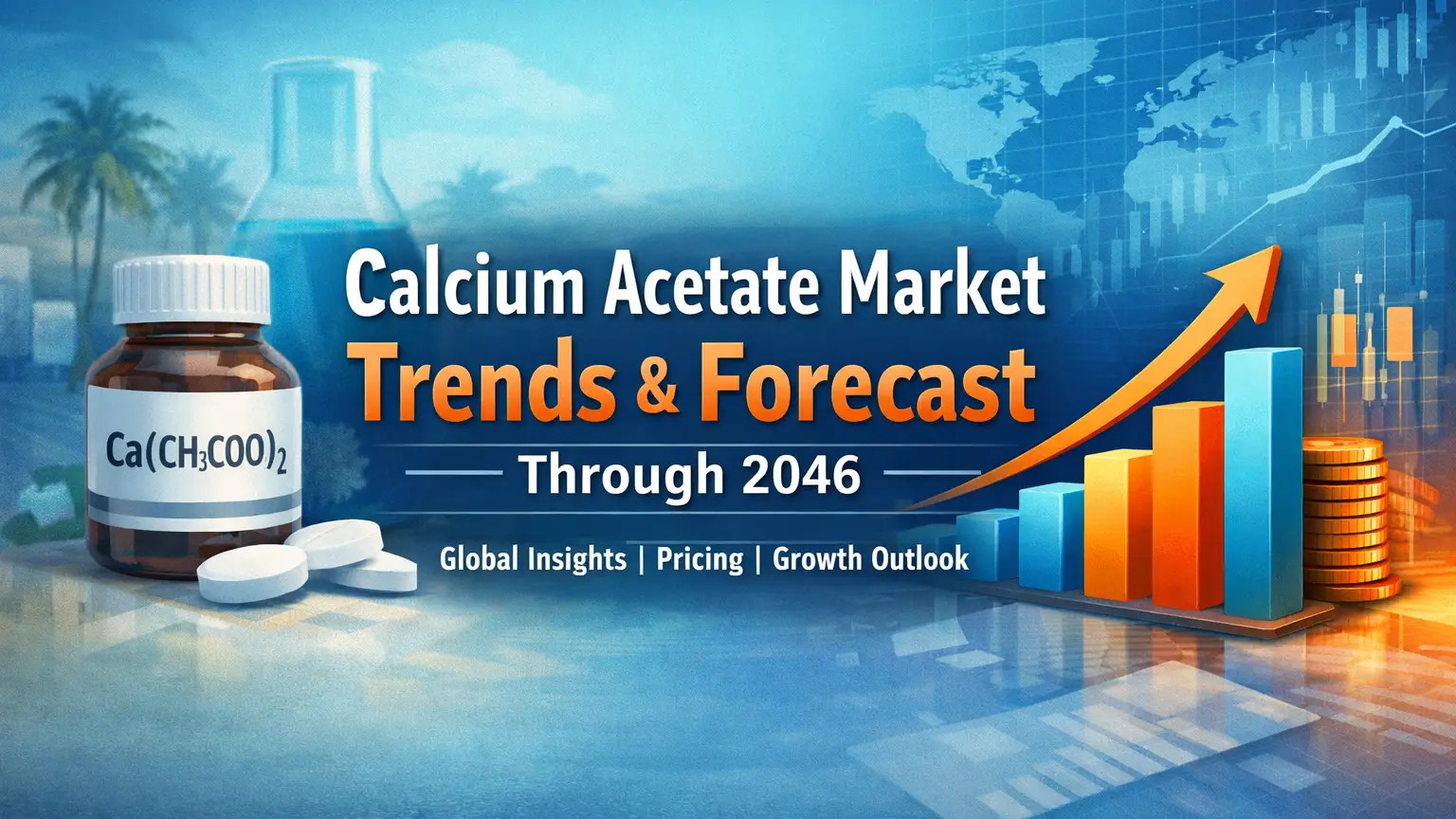 Calcium Acetate Market Trends, Forecast and Growth Outlook Through 2046